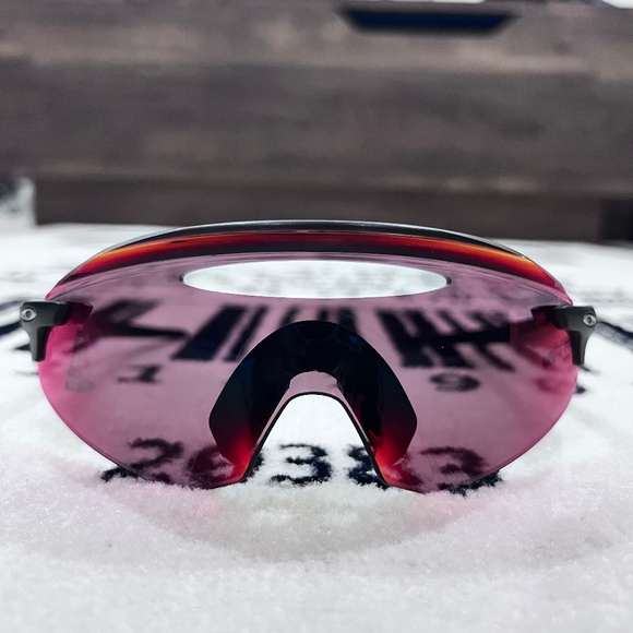 Oakley Encoder Ellipse Prizm Road Red Lenses Matte Black Frame Biking Sunglasses - Picture 1 of 12